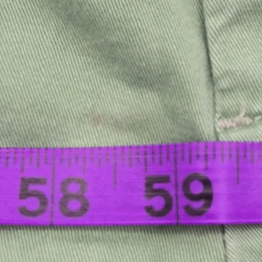 Vintage‎ Cherokee Women's Green Chino Shorts with Belt Size 10